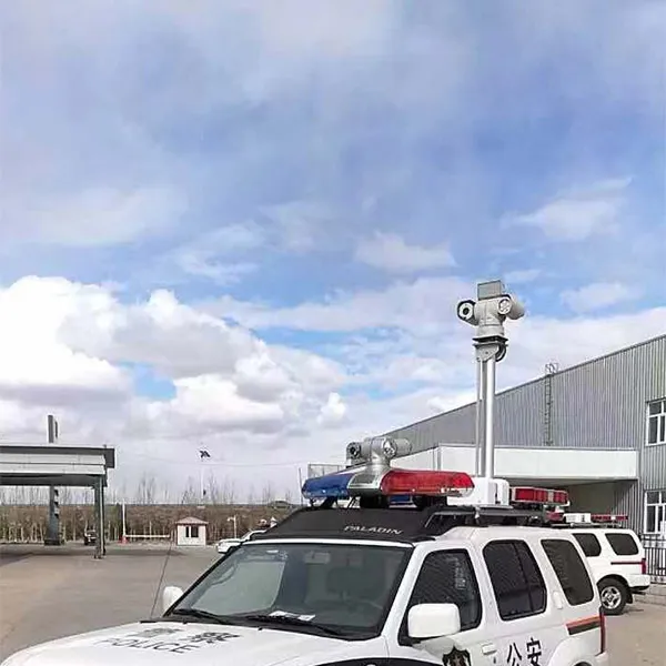 Police Car Mobile Camera Telescopic Mast Tower